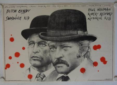 Butch Cassidy und Sundance Kid originales polnisches Filmplakat
